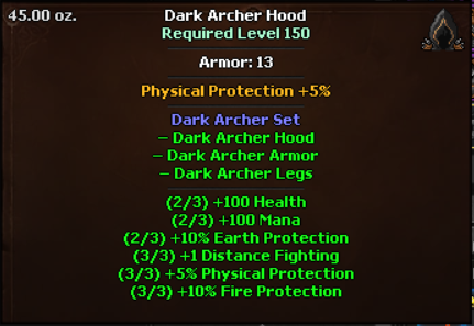 Dark Archer Set