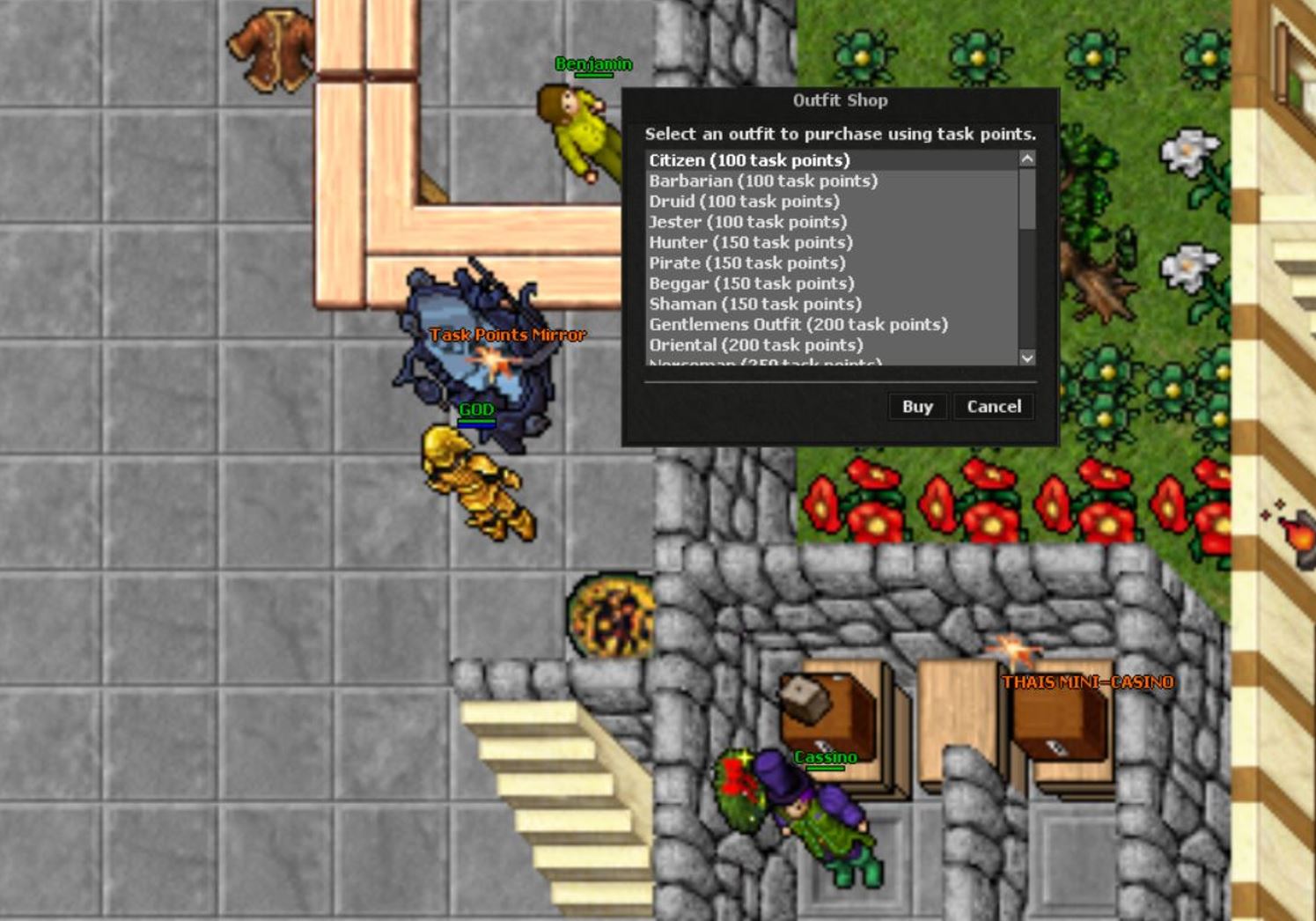Task Mirror Outfit Shop